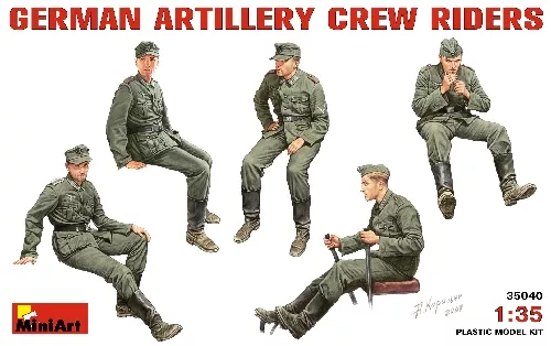 MiniArt - Deutsche Artillerie Crew (Mitfahrer) 